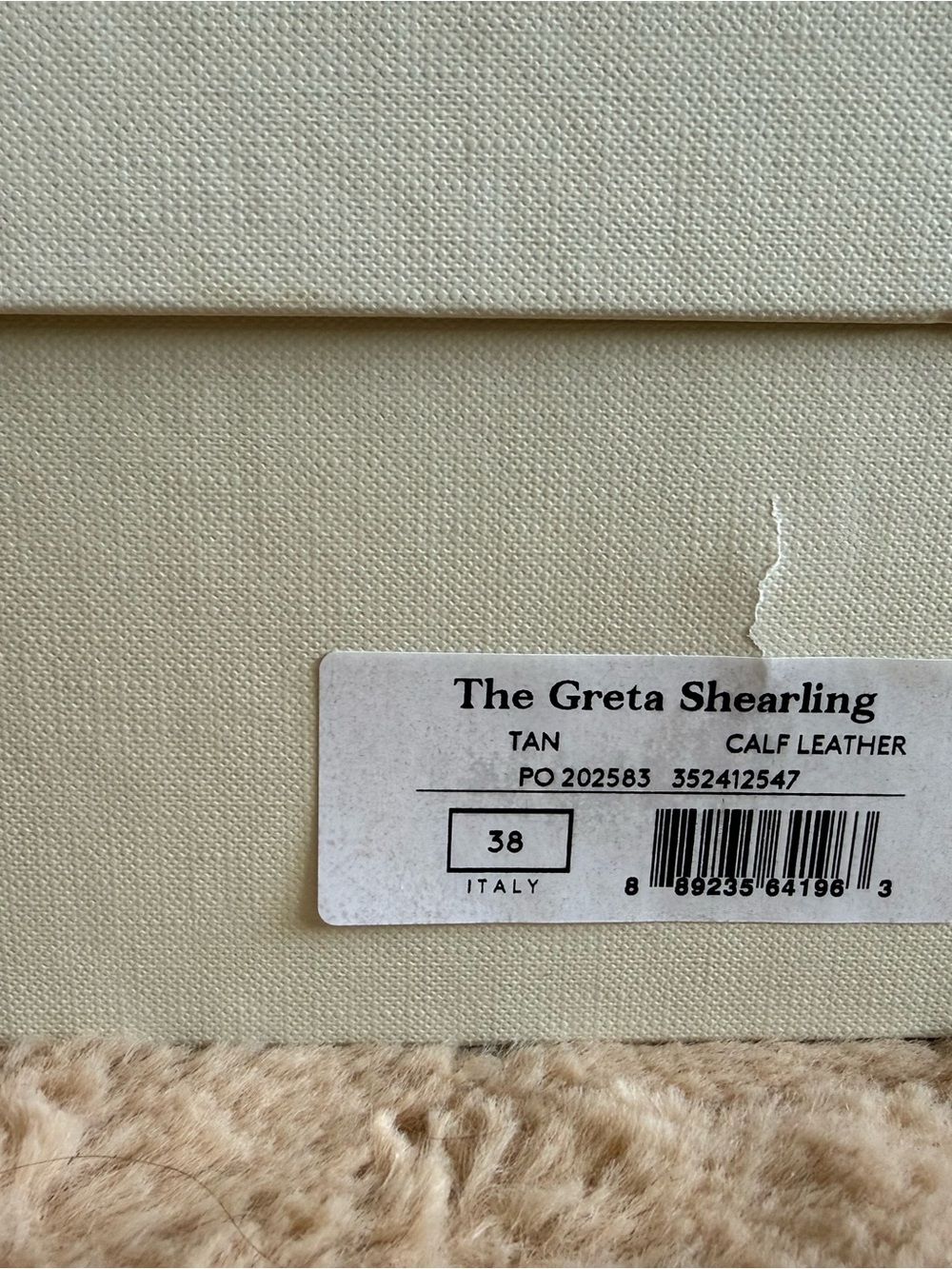M. Gemi The Greta Shearling Calf Leather Clog Mule - Sz 38 NWB - Picture 9 of 9